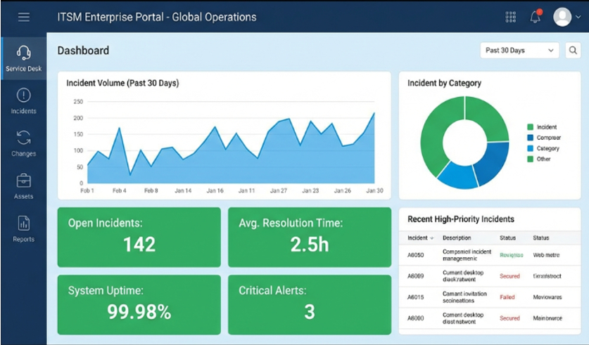 Incident Management Dashboard Icon